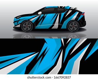 City Car Wrapping Decal Design