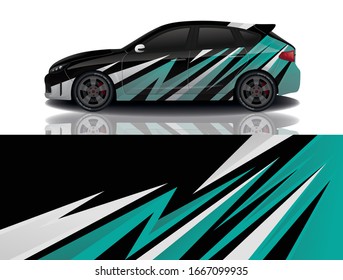 City Car Wrapping Decal Design