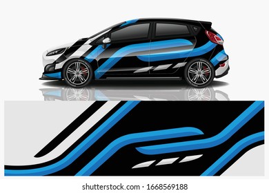 City Car Wrapping Decal Design