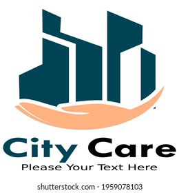 city care vector logo template illustration.This logo suitable for business