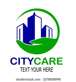 city care vector logo template illustration.This logo suitable for business