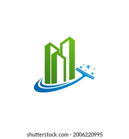 City Clean logo vector template, Creative Clean logo design concepts