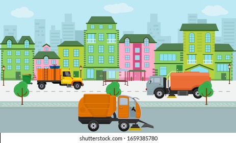 Empty Tow Truck City Background Pixel のベクター画像素材 ロイヤリティフリー Shutterstock