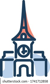 city clock tower arcitectural icon