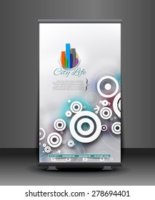 City Club Business Roll Up Banner Design