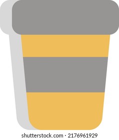 Café urbano, ilustración, vector sobre fondo blanco.