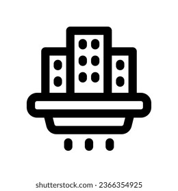city colony line icon. vector icon for your website, mobile, presentation, and logo design.