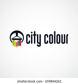 City Colour Logo Vector Template