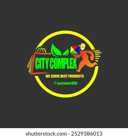 City Complex: Your Trusted Source for Top-Quality Products, Shopping Complex Logo Branding