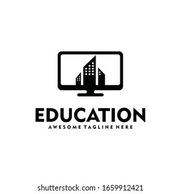 City Computer Logo, City Logo, Computer Logo