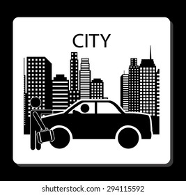 city concept design, vector illustration eps10 graphic 