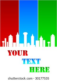 city concept with your text here
