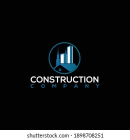 city and construction logo for company 