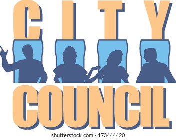 City Council sign Vector