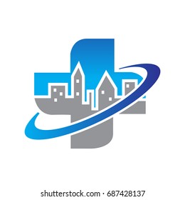 city cross logo