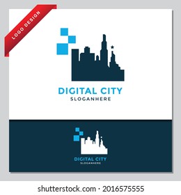 city data logo. a unique, exclusive, elegant, professional, clean, simple, modern logo. It would be perfect for your company 
