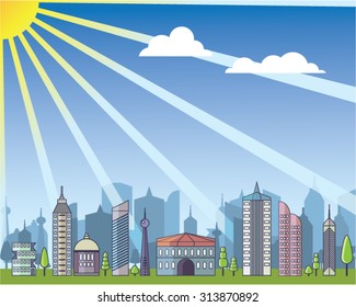 City daylight