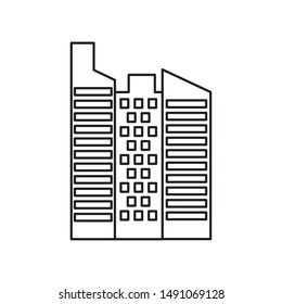 City design, Building architecture urban modern downtown and metropolis theme Vector illustration