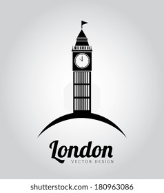 city design design over gray background vector illustration