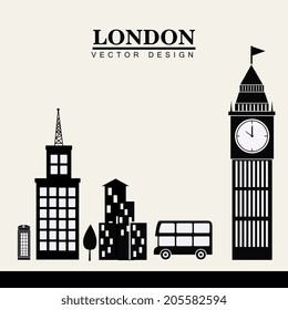 City design over white background, vector illustration