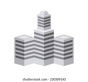 city design over white background vector illustration