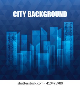 City design. Urban illustration. Buildings concept