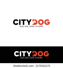 City Dog - Dog Clinic - Dog Hospital - Dog Care - Pet Care Clinic Logo