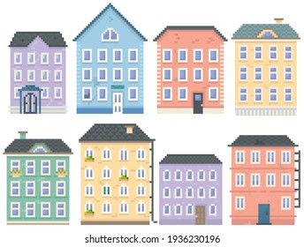 Colorful Flat Amsterdam Citys Skyline Seamless Stock Vector (Royalty ...