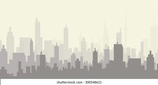 City at Early Morning