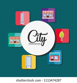 City elements design