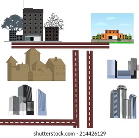 City elements you can make you own city map