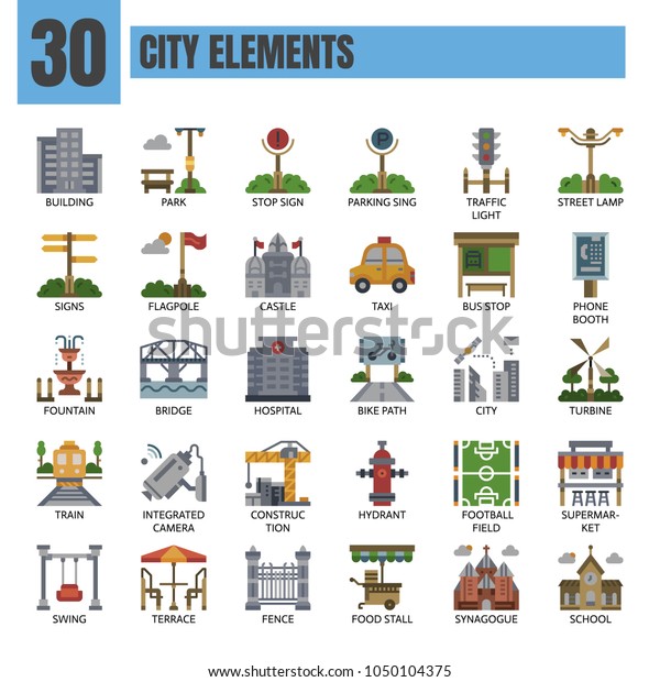 City\
elements,Thin Line and Pixel Perfect\
Icons
