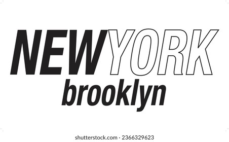 city ​​slogan emblem newyork city