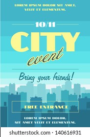 City event poster