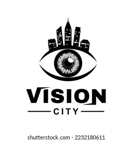 City Eye Logo Vector For Property Company, Building, Contractor, Metropolis
