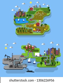 city farm and oil extraction