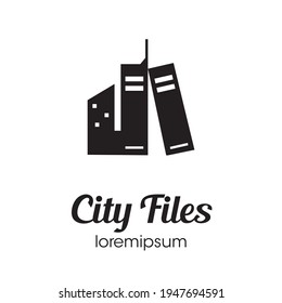 City Files logo or symbol design template