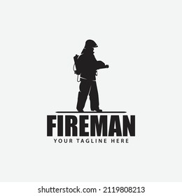 City Fire Service Logo Design Vector Template