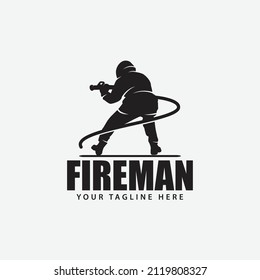 City Fire Service logo design vector template