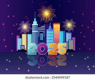 Celebración de fuegos artificiales de la ciudad para 2025