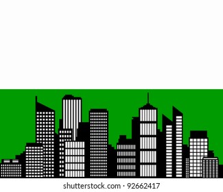 City and flag of Saxony