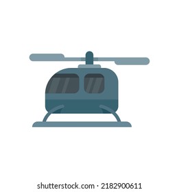 City fly unmanned taxi icon. Flat illustration of City fly unmanned taxi vector icon isolated on white background