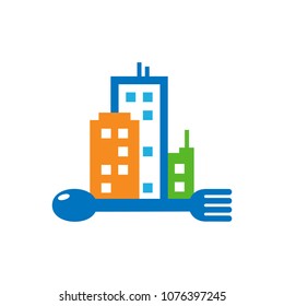 City Food Logo Icon Design