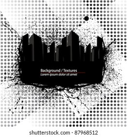 city frame illustration