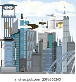 City of the future, danger, rule of one man