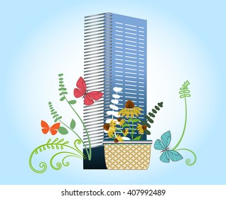  city garden patio concept - bringing nature to urban living 