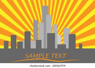 City graphic vector.EPS10
