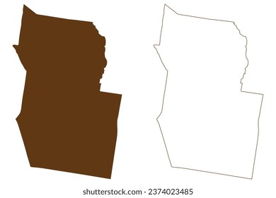 City of Greater Dandenong (Commonwealth of Australia, Victoria state, Vic) map vector illustration, scribble sketch Greater Dandenong map