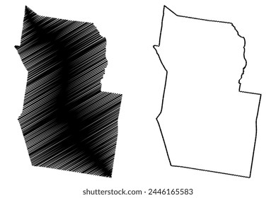 City of Greater Dandenong (Commonwealth of Australia, Victoria state, Vic) map vector illustration, scribble sketch Greater Dandenong map