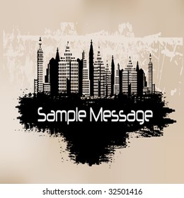 City Grunge Background